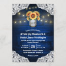 Search for sunflower mason jar invitations Lace
