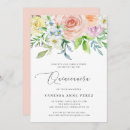 Search for coral quinceanera invitations Watercolor