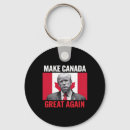 Search for funny canada key rings Make america great again