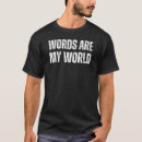 Search for english words tshirts School