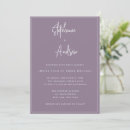 Search for mauve wedding invitations Minimalist