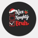 Search for naughty or nice list stickers Make