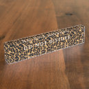 Search for leopard name plates Elegant