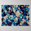 Search for blue abstract pattern posters Modern