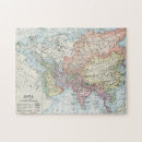 Search for map of asia puzzles Vintage