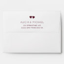 Search for burgundy wedding envelopes Trendy