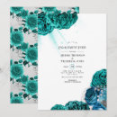 Search for teal engagement party invitations Floral