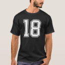 Search for number 18 tshirts Fan