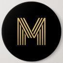 Search for letter m badges Monogrammed