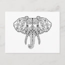 Search for zentangles cards Elephant