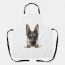Search for funny german aprons Pug