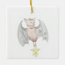 Search for cute bat christmas tree decorations Animal