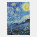 Search for vincent van gogh tea towels Starry night