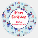 Search for reindeer pattern stickers Snowflakes