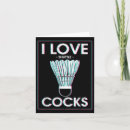 Search for love badminton cards Vintage