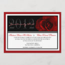 Search for crimson and white wedding invitations Red