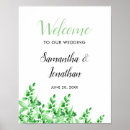 Search for welcome to our wedding posters Botanical
