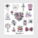 Search for gothic skull stickers Rose
