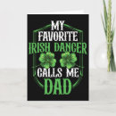 Search for irish dancing cards Shamrock