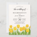 Search for yellow tulip wedding invitations Botanical