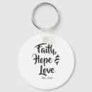 Search for faith hope love key rings Spiritual