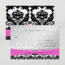 Search for magenta and silver wedding invitations Pink