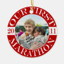 Search for first marathon christmas tree decorations Running