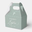 Search for sage green favour boxes Baby boy