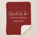 Search for wedding date blankets Bride to be