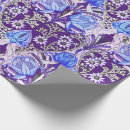 Search for blue and purple wrapping paper Decoupage