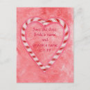 Search for candy cane heart postcards Winter