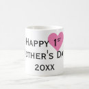 Search for happy 1st mothers day mugs New mother