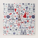 Search for vintage travel puzzles Illustration