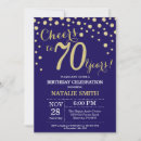 Search for navy blue birthday invitations Adult birthday party