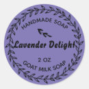 Search for lavender soap stickers Rustic