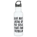 Search for math water bottles Humour