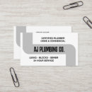 Search for sewer business cards Modern