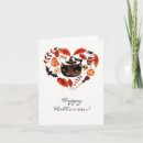 Search for watercolor halloween cards Autumn