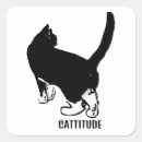 Search for cat with attitude stickers Cattitude