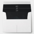 Search for luxury envelopes Black and white