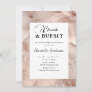 Search for modern brunch bridal shower invitations Blush