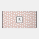 Search for polka dot monogram electronics Blush pink
