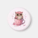 Search for cute owl magnets Hearts