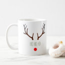 Search for the red nosed reindeer mugs Face