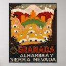Search for vintage granada posters Alhambra