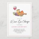 Search for wine birthday invitations Watercolor