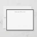 Search for white note cards Black