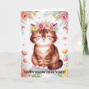 Search for funny cat mothers day cards Kitty