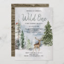 Search for winter woodland birthday invitations Deer
