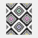Search for black and white tribal blankets Ethnic